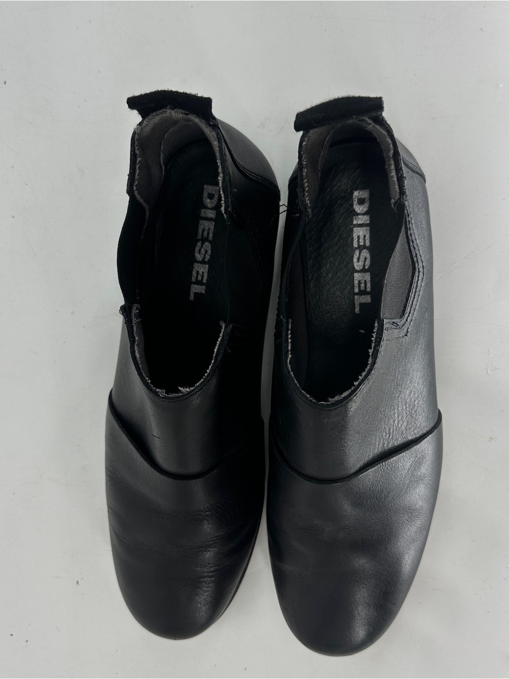 Send Offer DIESEL Archive Short Leather Slip On Boot - Picture 3 of 11